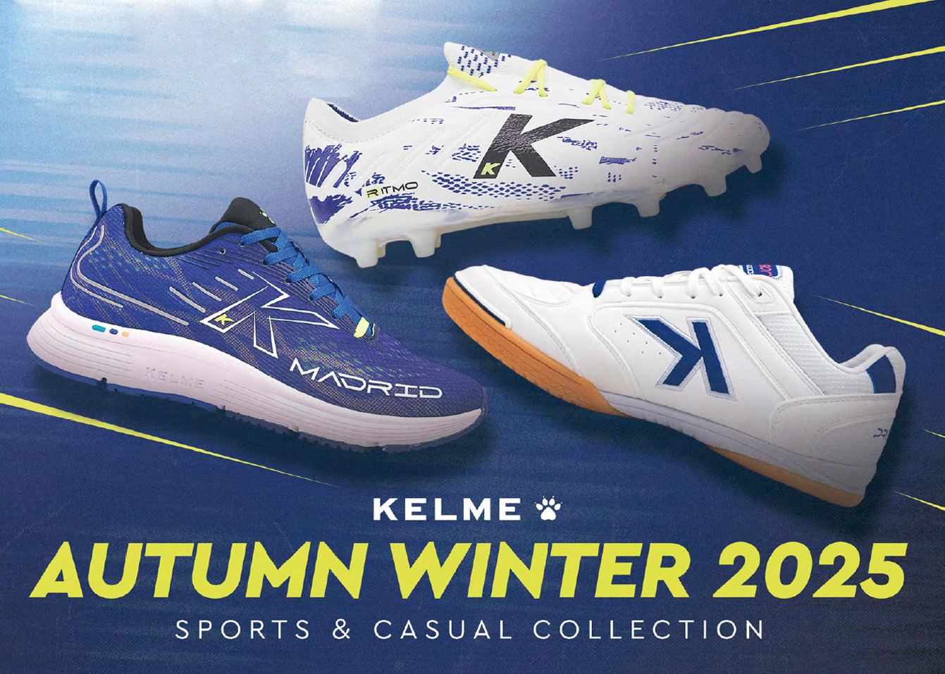 Kelme обувь осень-зима 2025